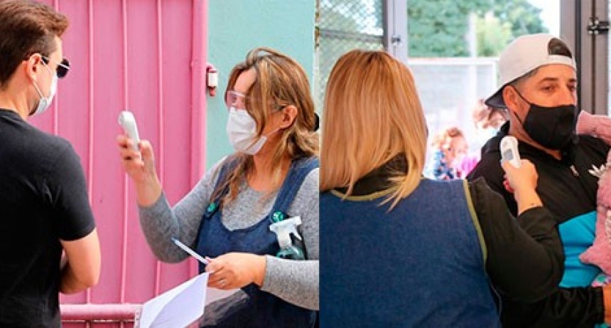 Los jardines municipales ya recibieron alumnos este lunes