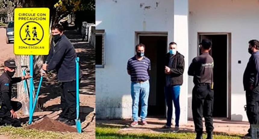 Segruidad Vial: Colocan se&ntilde;al&eacute;tica en Hale