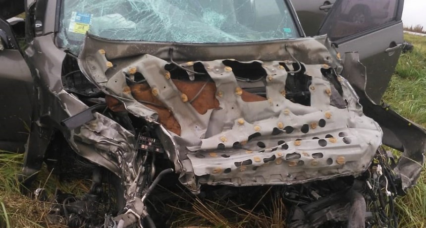 Grave accidente en ruta 5, jurisdicci&oacute;n Pehuaj&oacute;