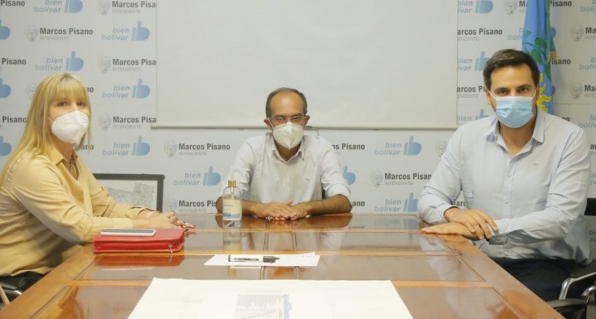 Gastón Argeri se reunió con el Intendente de Bolívar