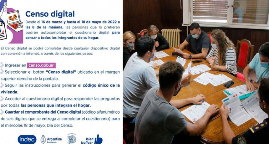 Ingresando a web www.censo.gob.ar, ya se puede comenzar con el Censo Digital a partir de hoy 