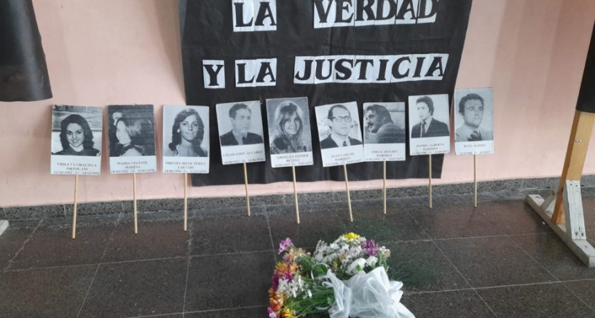 Se realizó el acto en el Día de la Memoria, por la Verdad y la Justicia