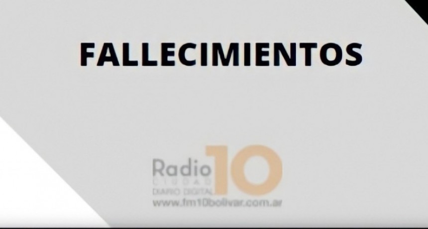 Falleció Esther Carmen Bustamante viuda de Gimenez