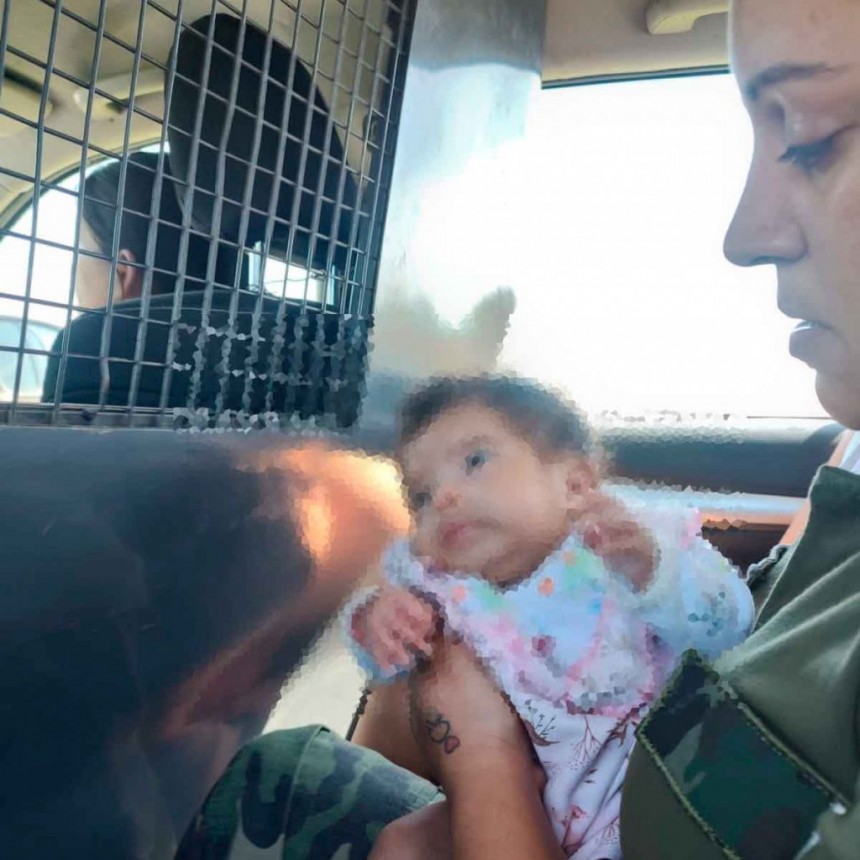 Personal de Patrulla Rural le salvó la vida a una bebé ante el pedio desesperado de sus padres, y se realizó un Cordón Sanitario