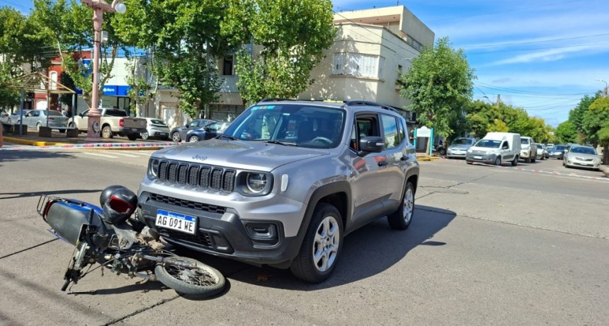 Se registr&oacute; una colisi&oacute;n en San Mart&iacute;n y G&uuml;emes