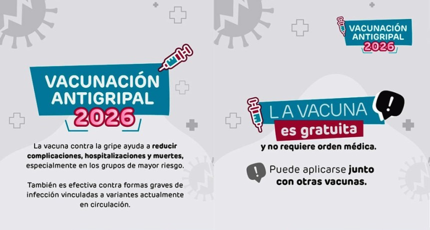 Comenz&oacute; la Campa&ntilde;a de Vacunaci&oacute;n Antigripal 2026