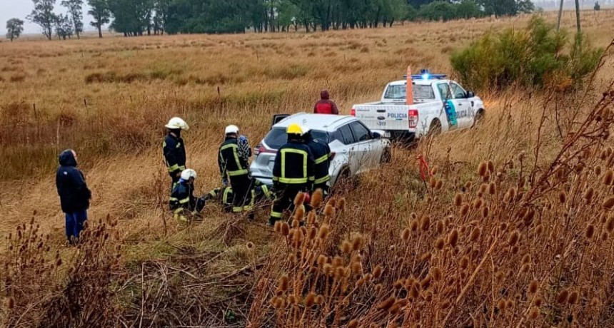 Ruta Nacional 226: se registr&oacute; un despiste sin consecuencias para los ocupantes del veh&iacute;culo 