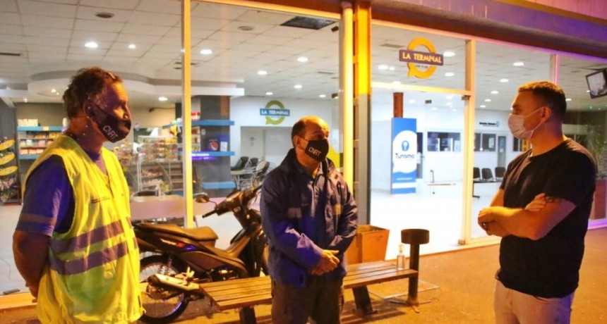 En Semana Santa: La Agencia de Seguridad Vial realiz&oacute; controles en la terminal de &oacute;mnibus