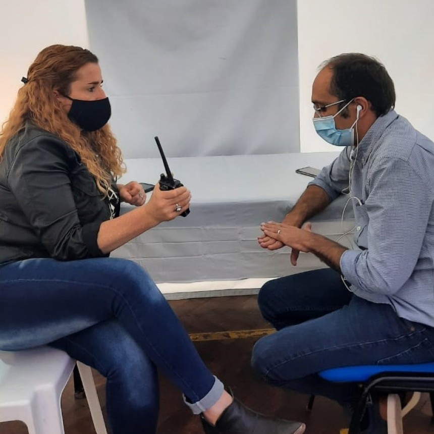 Marcos Pisano, Intendente de Bol&iacute;var, y la actualidad de nuestra ciudad ante la segunda ola