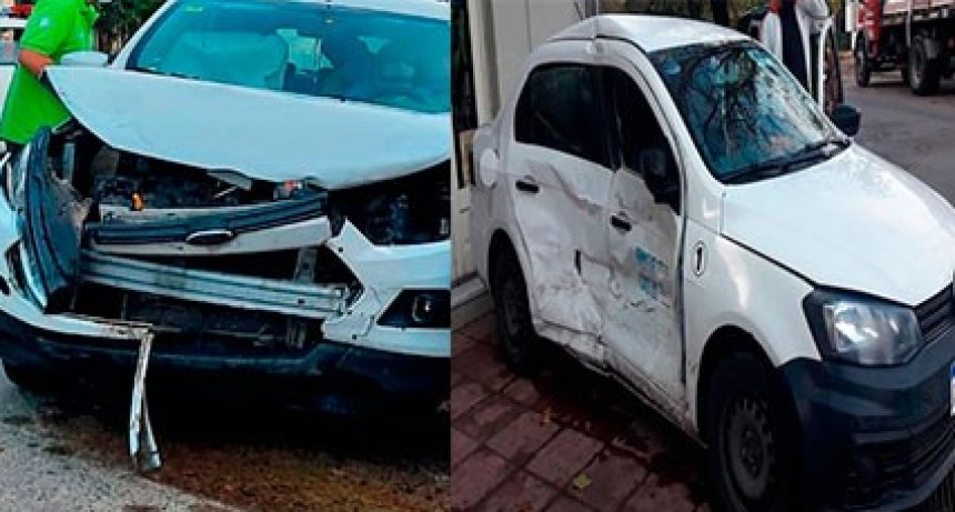 Esta ma&ntilde;ana, fuerte colisi&oacute;n entre dos veh&iacute;culos