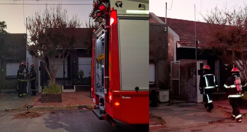 Un canasto de ropa tomó fuego al estar cerca de la salida de un calefactor