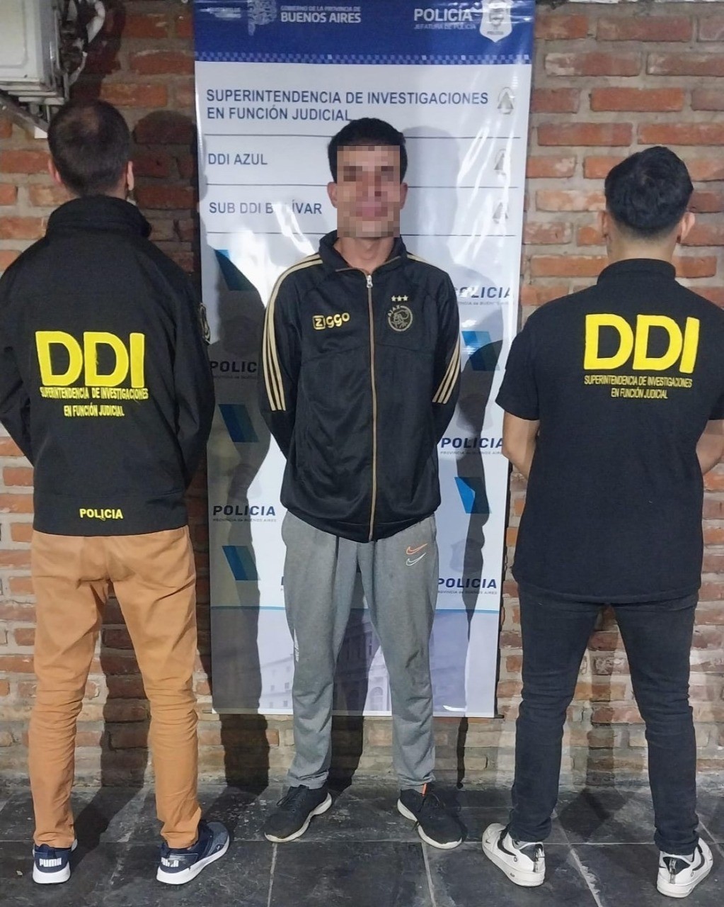 Informe Oficial SUB DDI de Bolívar: Se encuentra aprehendido e imputado por 