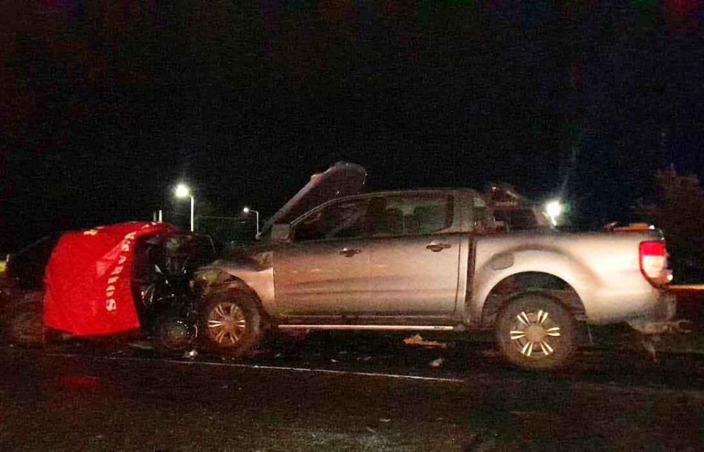 Ruta 226: Fuerte impacto entre dos vehículos derivó con una persona fallecida y la restante herida, fue trasladada al hospital Capredoni