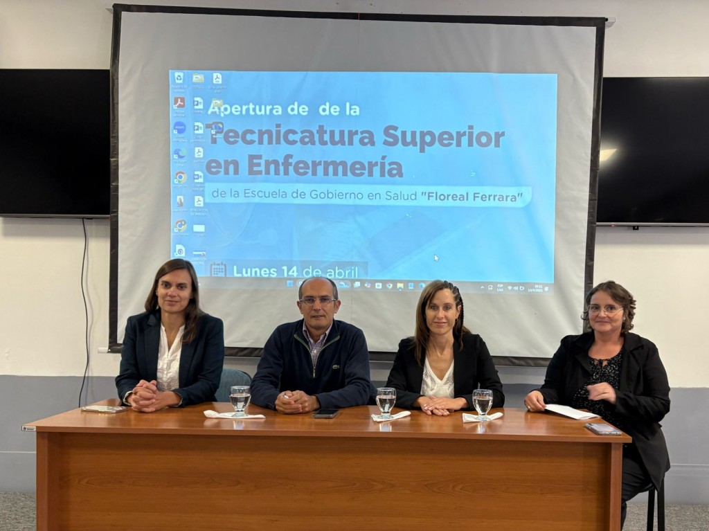 Se realizó el acto  de apertura de la Tecnicatura Superior en Enfermería