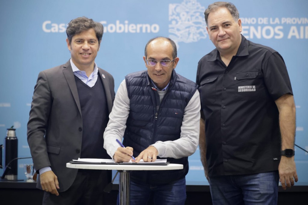 El intendente Marcos Pisano participó de la jornada de adhesión al Fondo de Fortalecimiento de Seguridad