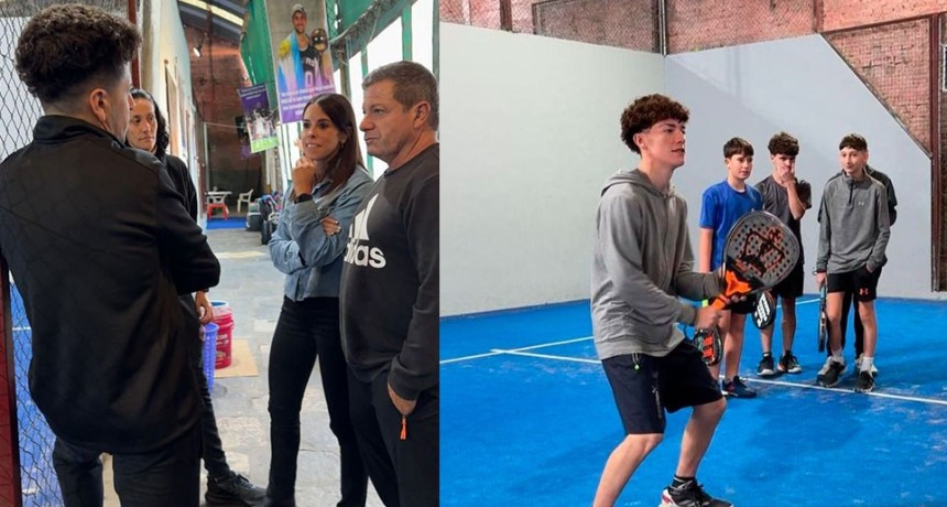 El Municipio acompa&ntilde;a el desarrollo del P&aacute;del local con proyecci&oacute;n profesional