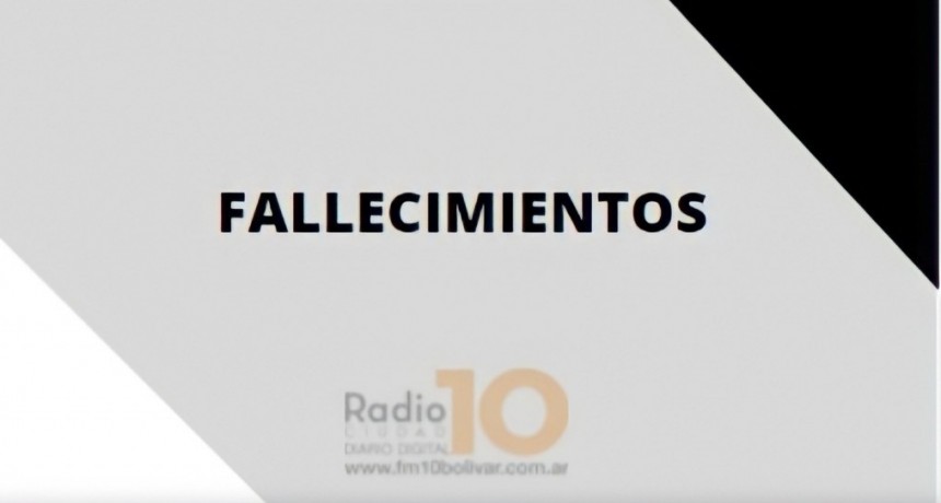 Falleci&oacute; en Bol&iacute;var, Gabriel Roberto M&oacute;naco