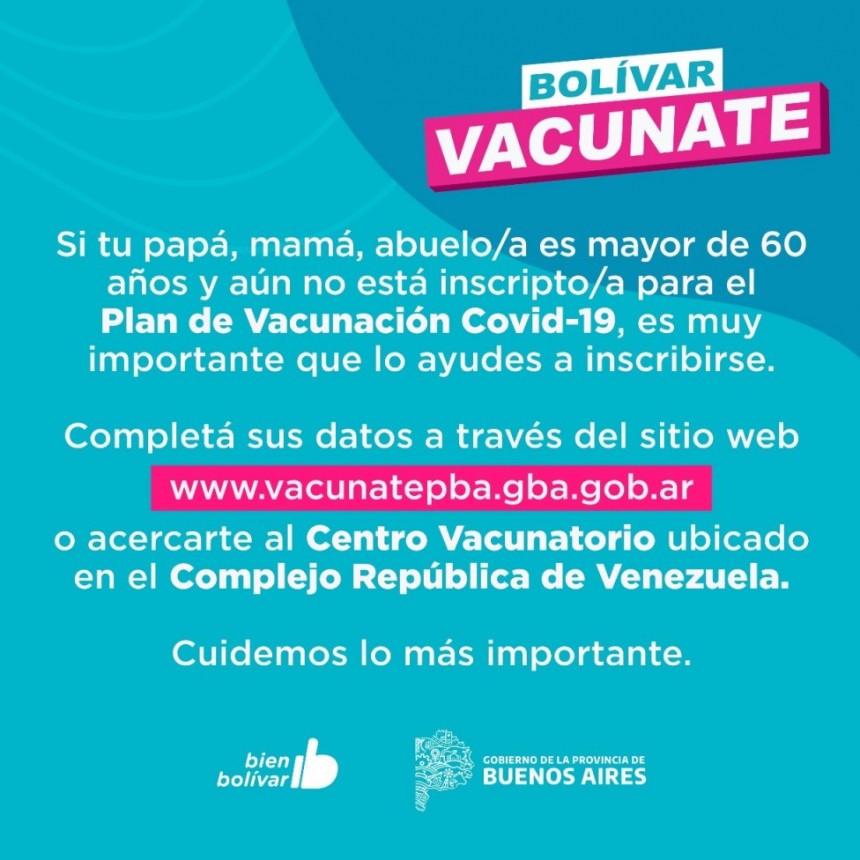 El Municipio sale a la b&uacute;squeda de los casi tres mil mayores de 60 que no est&aacute;n inscriptos para vacunarse