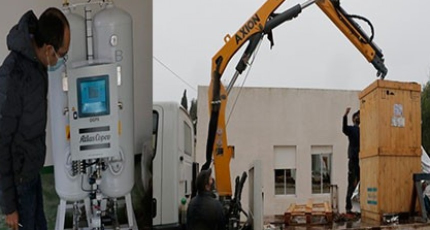 Llegaron las dos nuevas Plantas de Ox&iacute;geno al hospital Capredoni