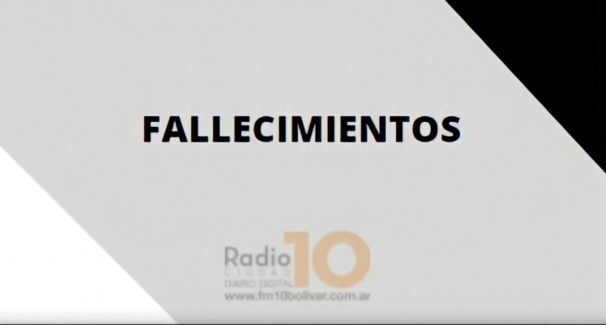 Falleci&oacute; en Bol&iacute;var, Liliana Ester Buglioni de Hern&aacute;ndez