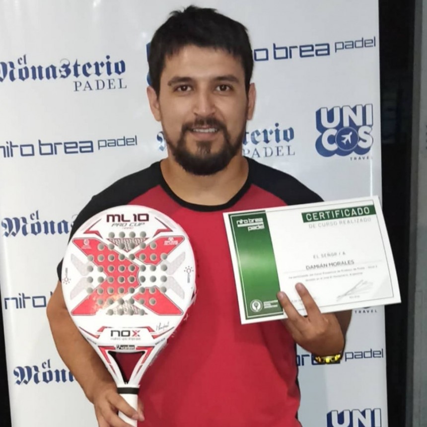 Dami&aacute;n Morales: &ldquo;Hace dos a&ntilde;os y medio que estoy trabajando junto a la  Asociaci&oacute;n de P&aacute;del de Necochea, viviendo una linda experiencia&rdquo;