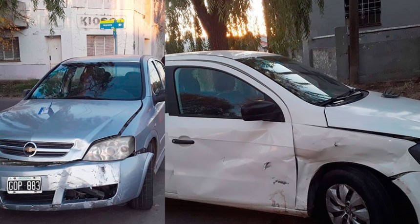 Dos vehículos impactaron en calles Moreno y Borges