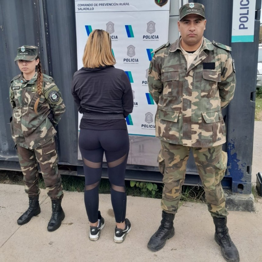 Saladillo: El Comando de Prevención Rural detuvo a una mujer implicada el robo de agroquímicos en toda la zona