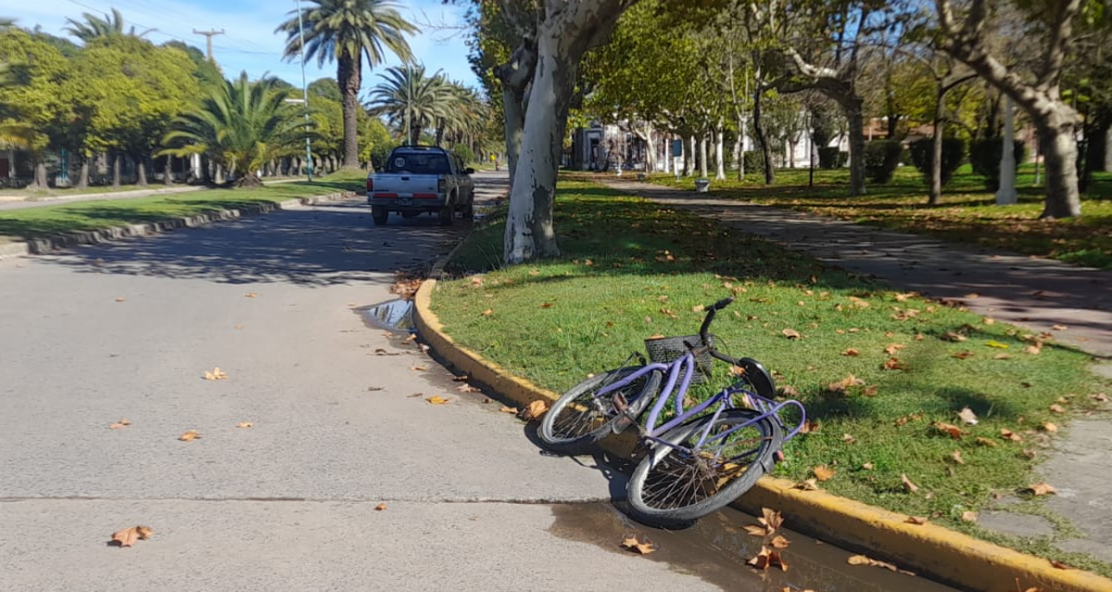 Este viernes por la mañana, una mujer fue hospitalizada tras un accidente de tránsito
