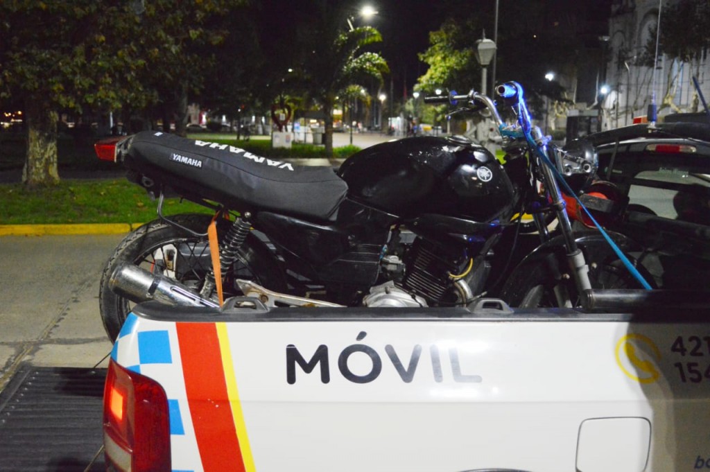 Operativo de control de tránsito en la ciudad