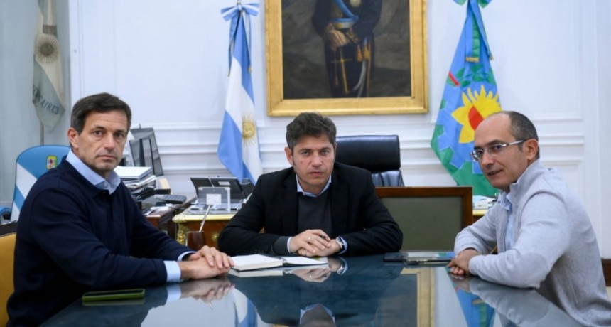 Pisano y Bucca fueron recibidos por el Gobernador Axel Kicillof