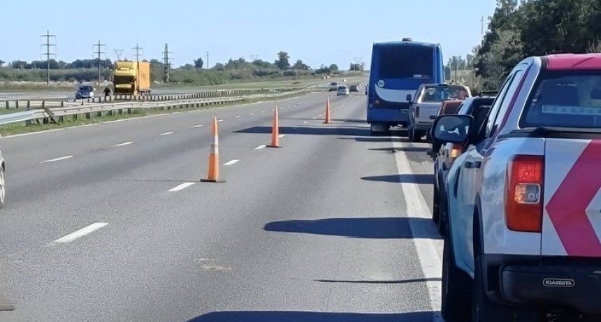 Tras la inundación, Vialidad Buenos Aires liberó parte de la traza de la ruta 9, que estaba afectada