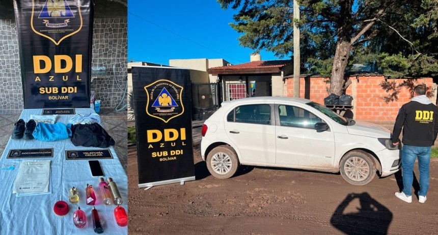 Informe Oficial SUB DDI Bol&iacute;var: se realizaron allanamientos positivos en Merlo, por dos il&iacute;citos ocurridos en Bol&iacute;var en diferentes comercios