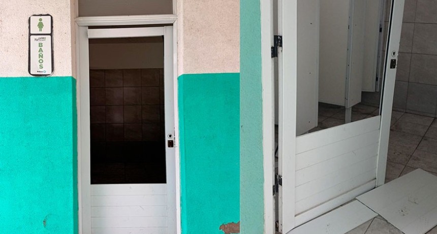 El Municipio repudia los actos de vandalismo cometidos en los ba&ntilde;os del sector de parrillas del Parque Municipal Las Acollaradas