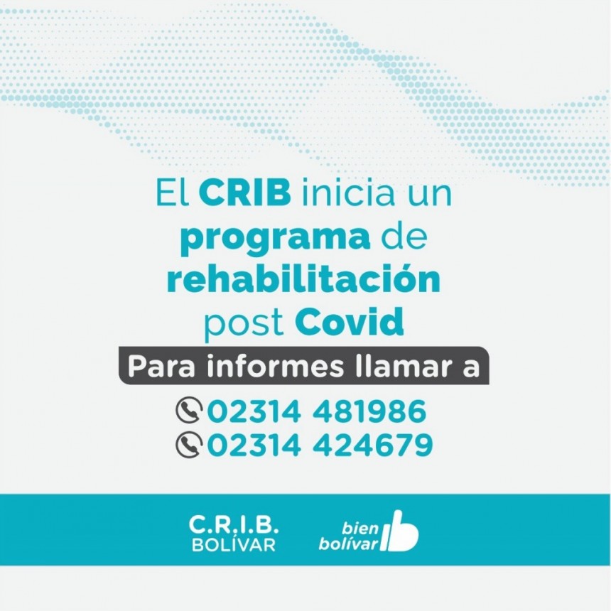 Salud: El CRIB inicia un programa de rehabilitaci&oacute;n post- Covid