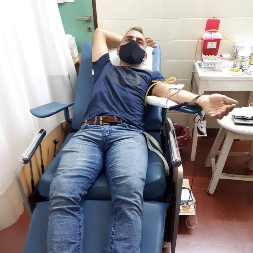 Eddie Pisano: &ldquo;Me considero un donante de sangre altruista habitual&rdquo;