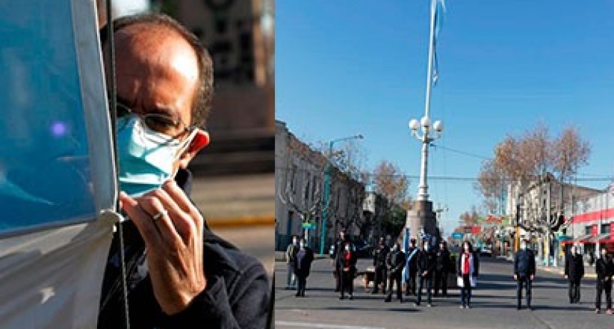 El intendente Pisano particip&oacute; del izamiento de la bandera en el 201&deg; aniversario del fallecimiento del general Manuel Belgrano