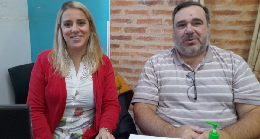 Desde la Secretaría de Producción Municipal, Lorena Carona y Gastón Iranzi contaron detalles de la clínica para emprendedores que dictará este sábado