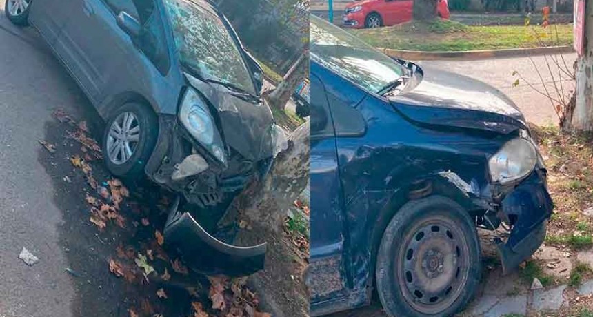 Se registró una colisión en calle Urquiza y avenida Belgrano