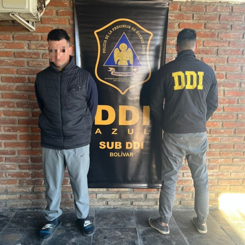 SUB DDI de Bolívar: Se realizó la detención de un prófugo en la zona rural, está imputado por el delito de “Robo”