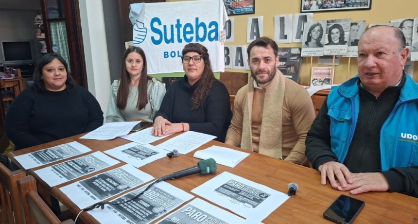 Gremios docentes fundamentaron la medida de fuerza que se impuso para este martes: m&aacute;s seguridad en las escuelas ante los hechos de violencia, mejoras salariales en partitarias, no a la recarga laboral y reforma previsional
