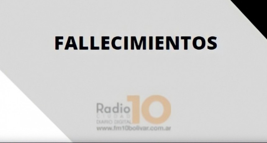 Falleci&oacute; Ines Cora Robles viuda de Iglesias
