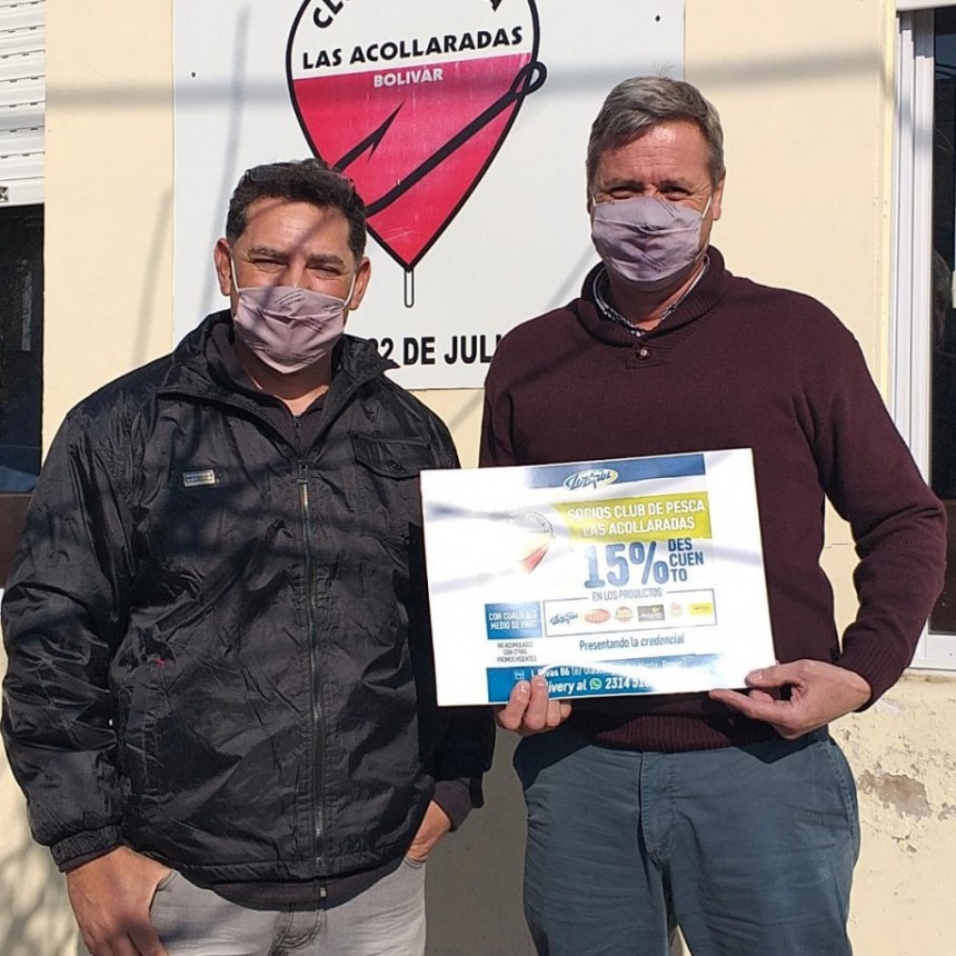 L&aacute;cteos Luz Azul formaliz&oacute; un convenio con el Club de Pesca Las Acollaradas