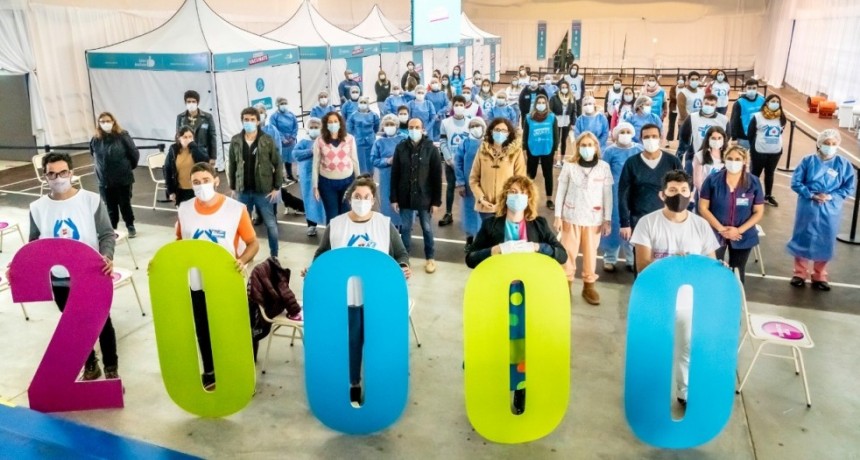 Se lleg&oacute; a la vacuna veinte mil este viernes en el marco del feriado patrio