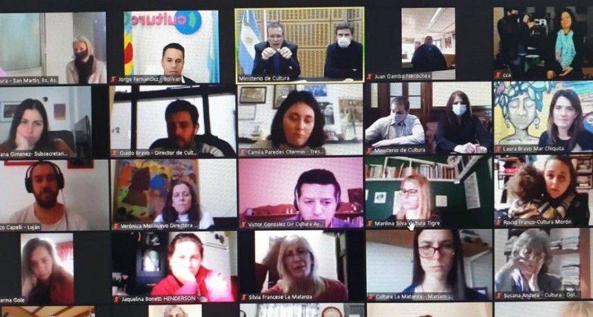 Jorge Fern&aacute;ndez particip&oacute; de manera virtual en el lanzamiento del Plan Nacional de Cultura Solidaria y el programa Arte en la V&iacute;a P&uacute;blica