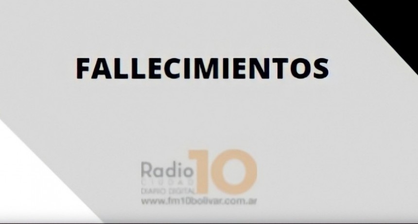 Falleci&oacute; Etel Nelly Cieza viuda de P&eacute;rez "Chiquita"