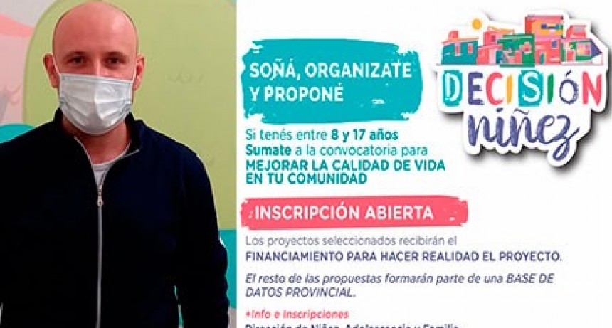Decisi&oacute;n Ni&ntilde;ez: "Este programa viene para llevar a la pr&aacute;ctica la participaci&oacute;n comunitaria de los chicos, quienes podr&aacute;n presentar proyectos de inter&eacute;s vinculados a su lugar de vida"