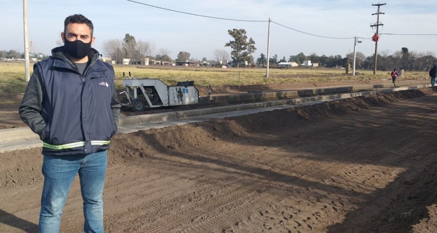Lucas Ezcurra: &ldquo;Estamos trabajando en Cord&oacute;n Cuneta, Mejorado y Desag&uuml;es Pluviales&rdquo;