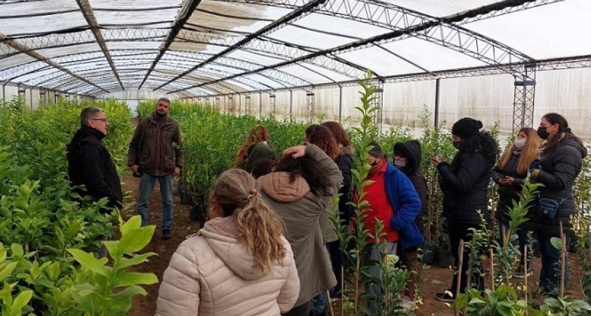 Estudiantes de la Universidad Nacional de Hurlingham visitaron un vivero en San Pedro