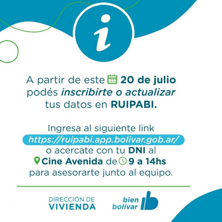 Comienza este mi&eacute;rcoles la inscripci&oacute;n al Registro &Uacute;nico de Inscripci&oacute;n Permanente de Aspirantes a Bienes Inmuebles