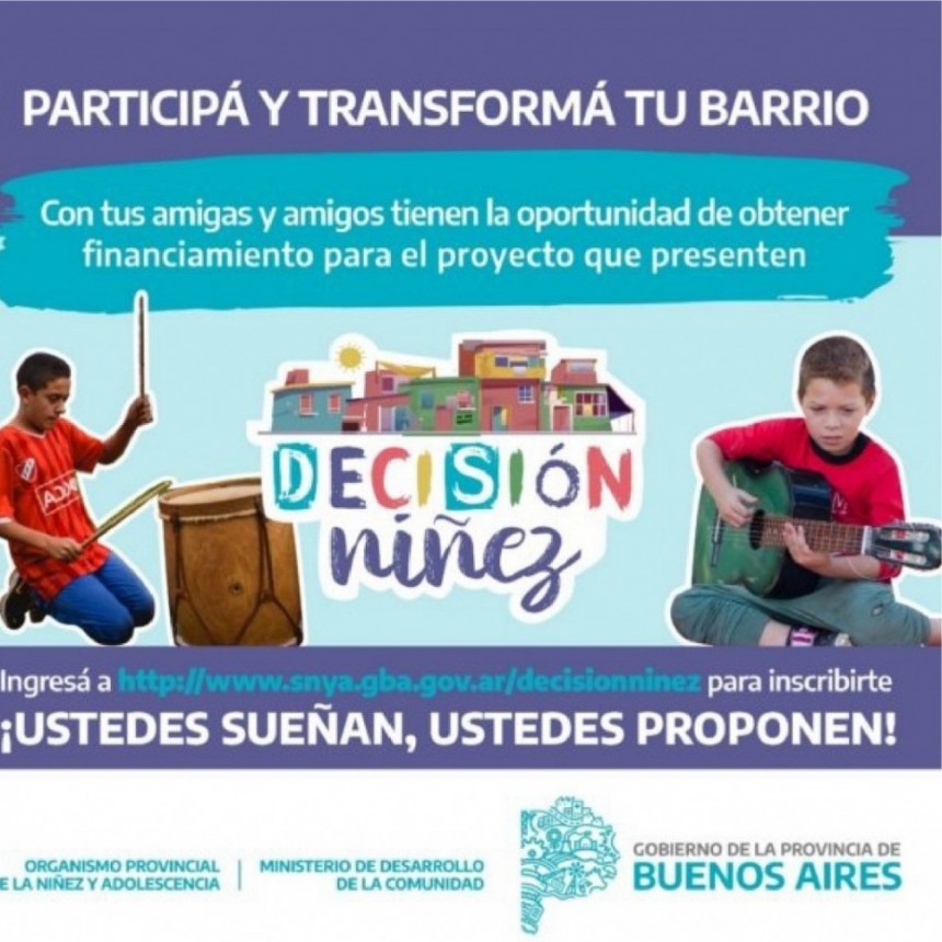 Continúa abierta la inscripción a la edición 2022 del programa Decisión Niñez